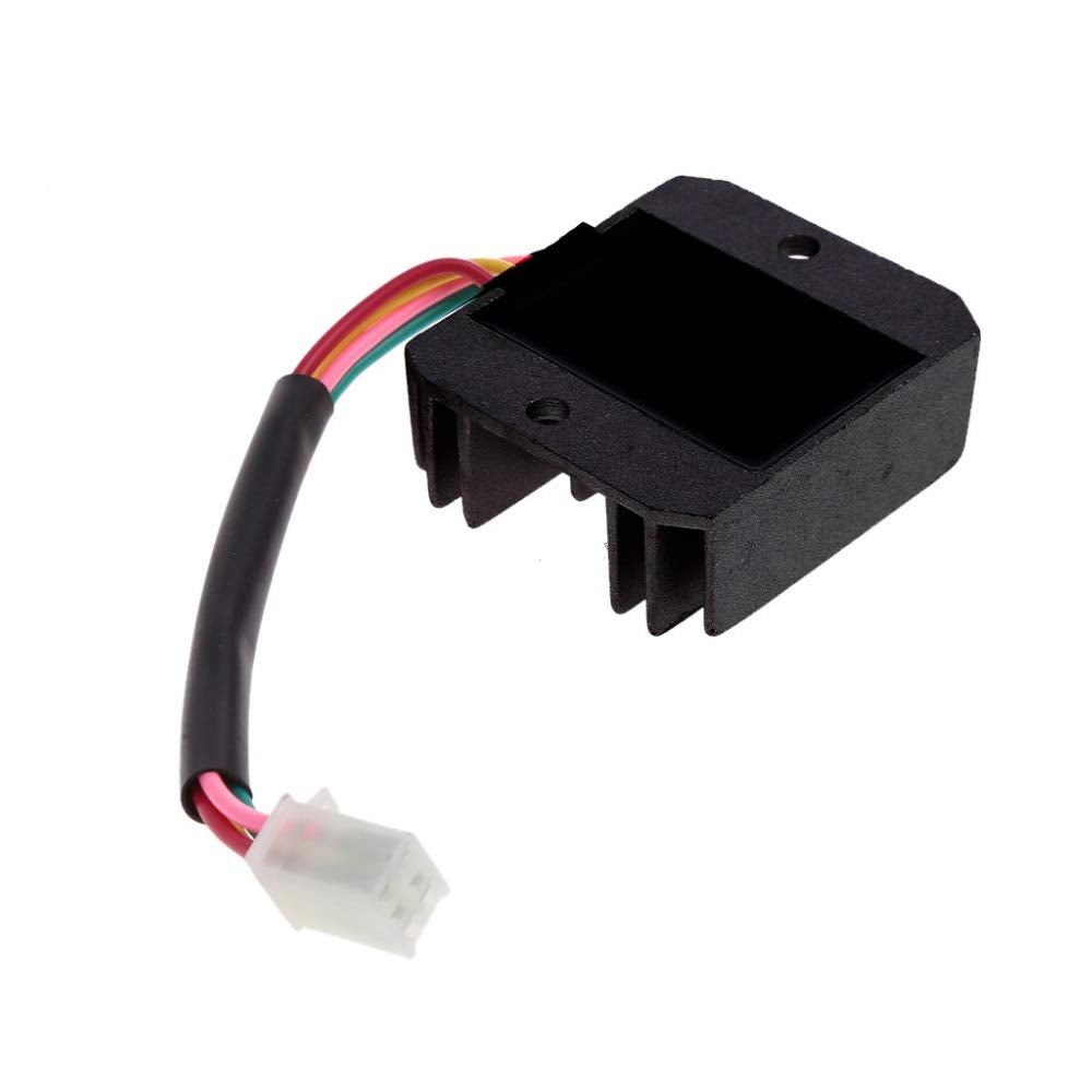 12V Voltage Regulator Rectifier 4 Wires For Gy6 125Cc 150Cc Atv Dirt Bike Go Kart Moped And Scooter
