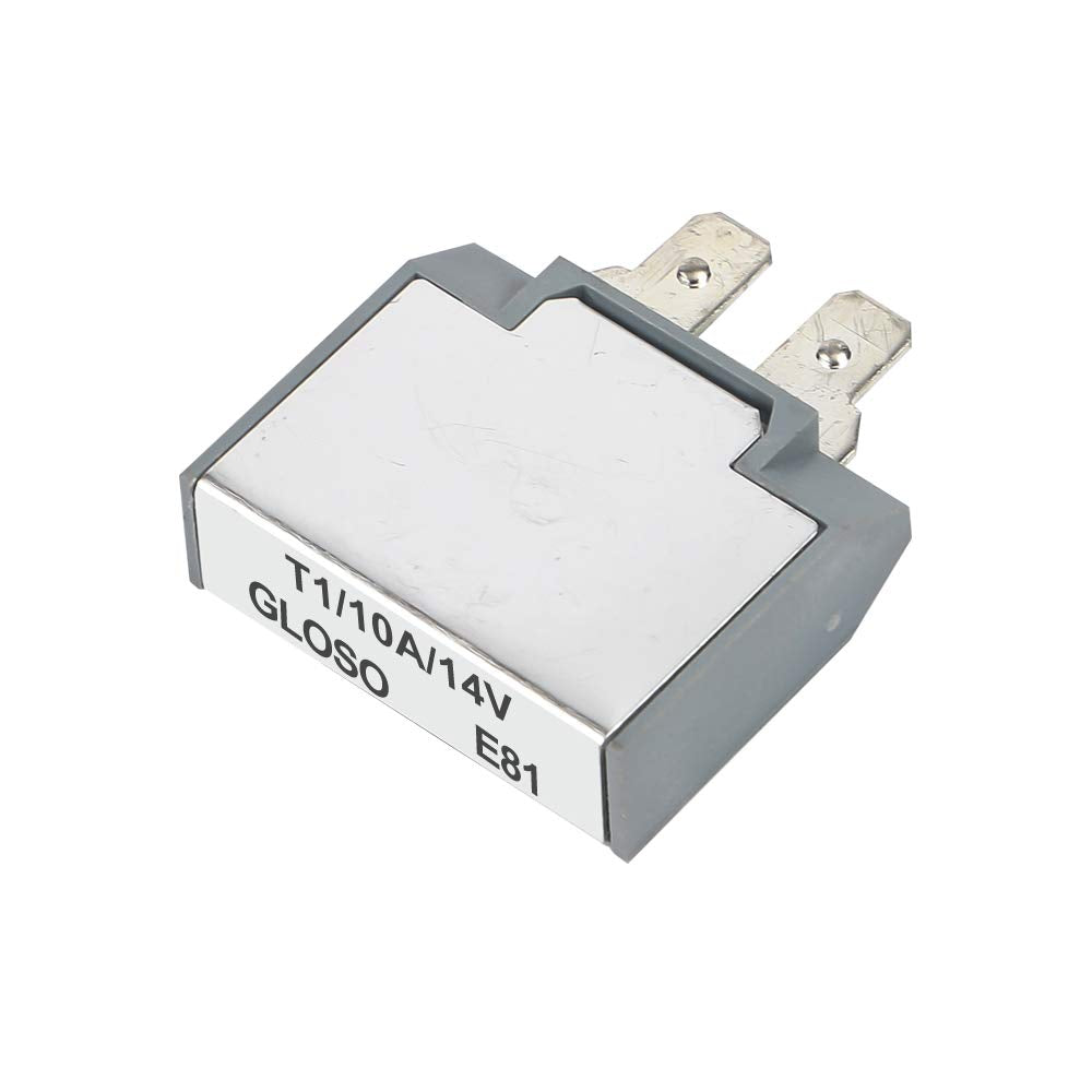 GLOSO Circuit Breaker E81 Long ATC Terminal (w/dimple), T1 Auto Reset (10A)