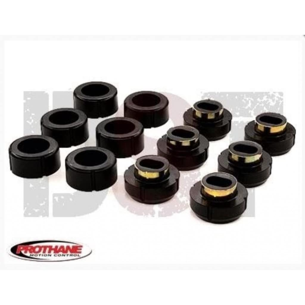 Pro-thane Body Mount For Chevy C10/C20 1981 1982 1983 1984 1985 1986 2/4wd |Black | (7-108-BL)
