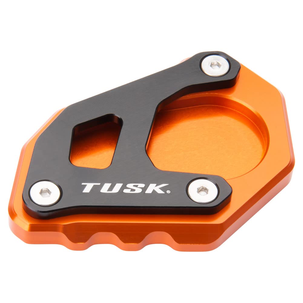 Tusk Billet Side Stand Foot Orange Compatible with KTM 890 Adventure R 2021-2025