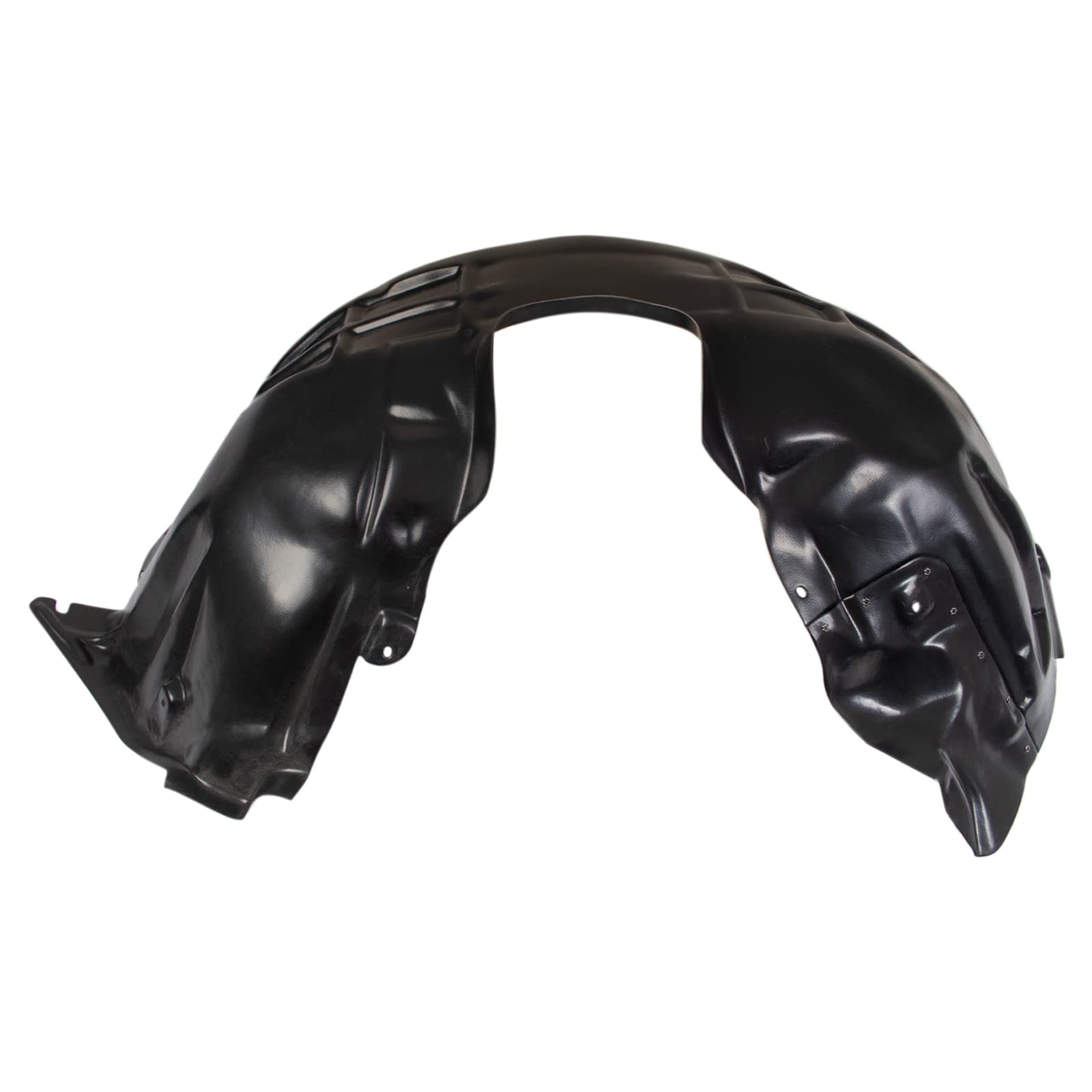 TRQ Front Left Inner Fender Liner Black Drivers Side Compatible with 2011-2018 Volvo S60 2016-2017 S60 Cross Country 2015-2018 V