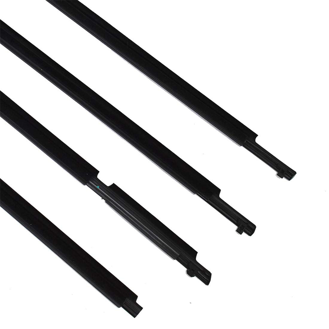 4Pcs Car Weather Strip Window Moulding Trim Seal Belt Replacement For Toyota Rav4 2009-2012