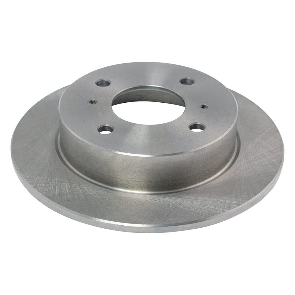 Trq Rear Brake Rotors Set Solid Compatible With 1989-1998 Nissan 240Sx