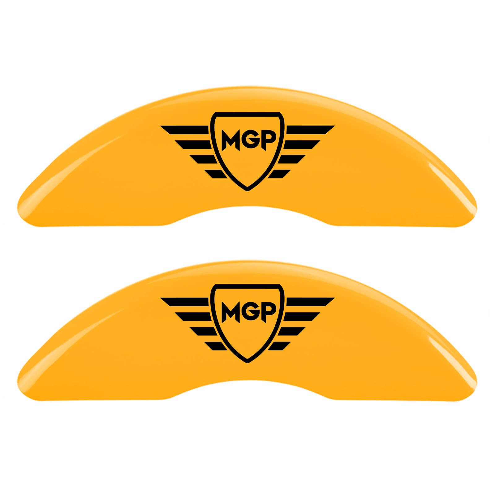 MGP Brake Caliper Covers for Tesla Model 3 (2017-2023) Fits 18   + Wheels - Yellow Powder Coated Finish, Engraved Black MGP Logo