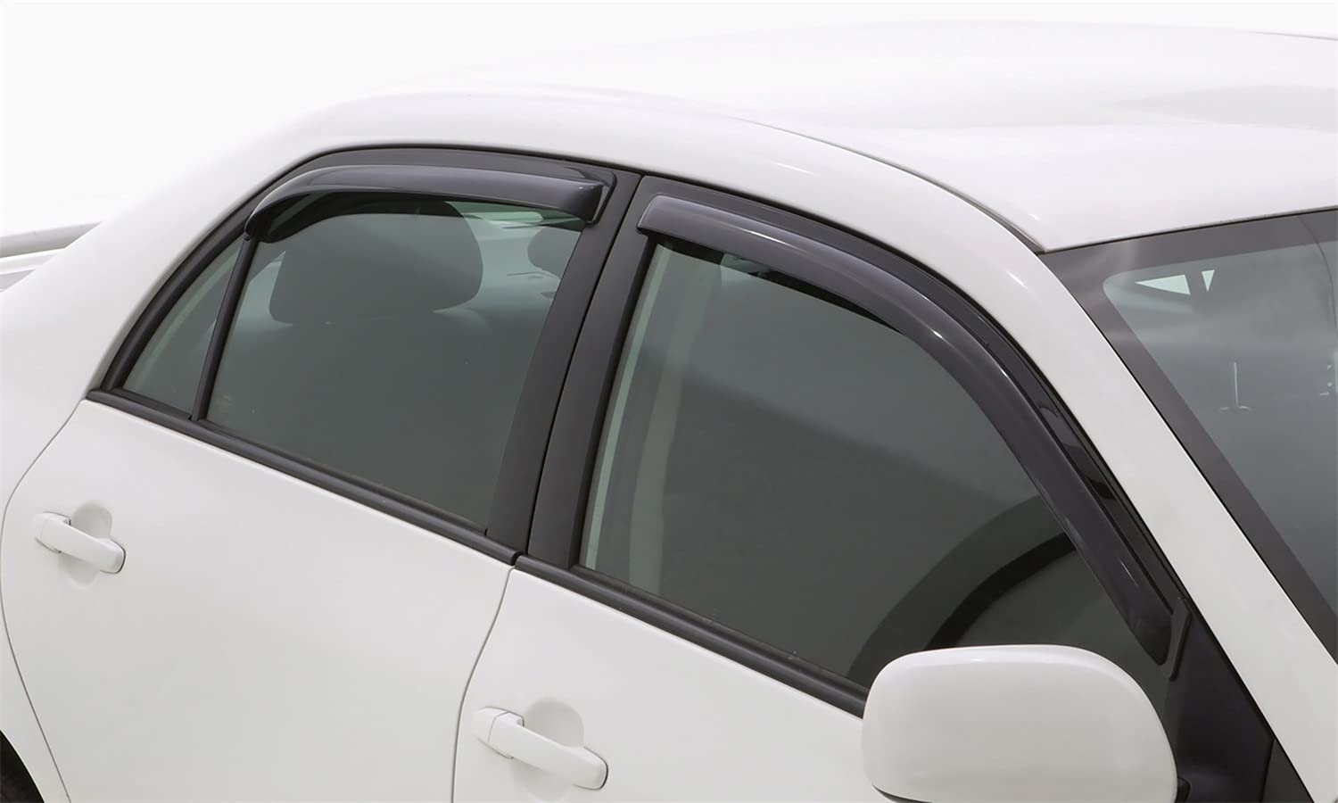 Auto Ventshade [Avs] In-Channel Rain Guards For 2012 - 2017 Buick Verano, 4 Pcs. | Window Vent Visors - Smoke | 194389