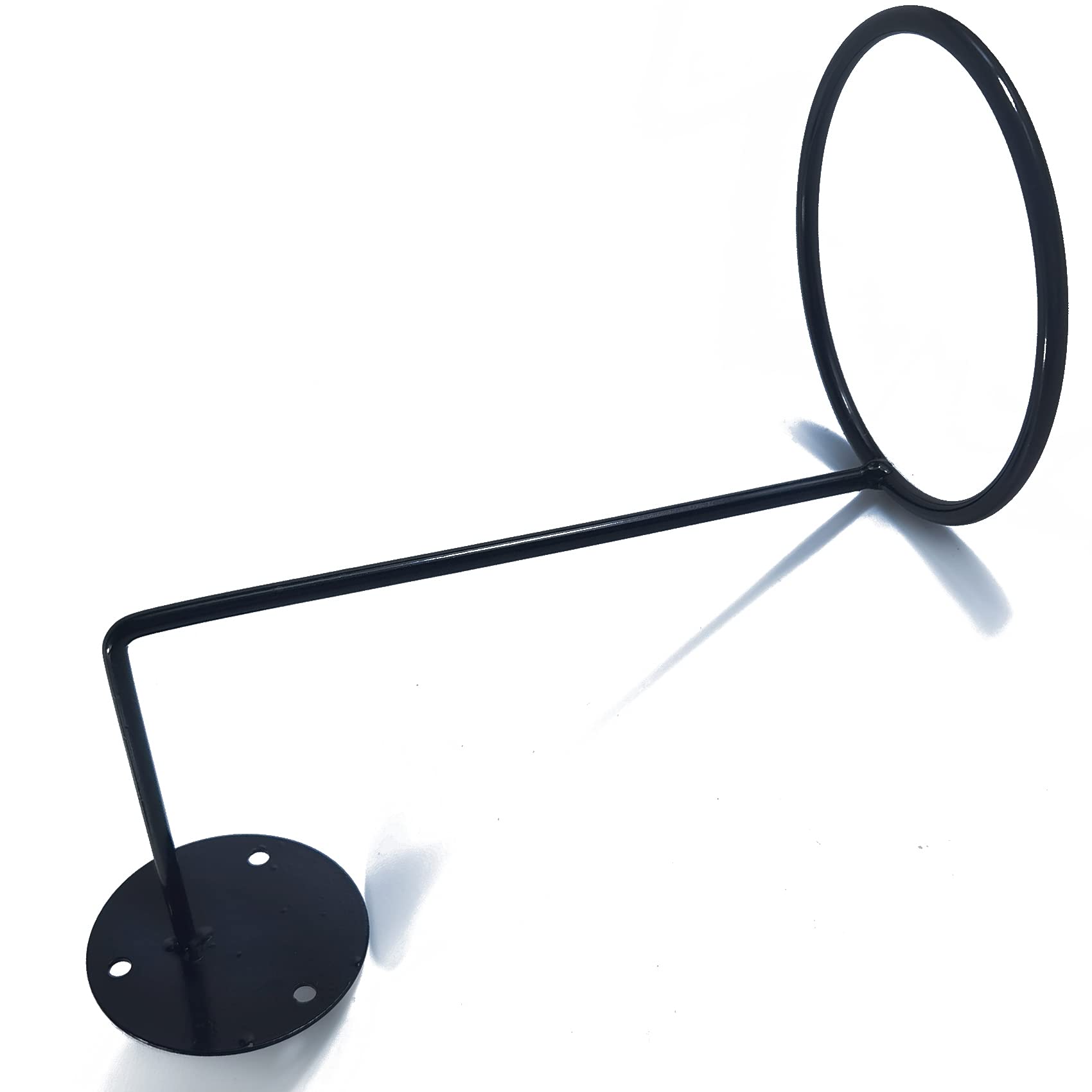 Yoohua 3Pcs Helmet Holder Rack Hook Helmets Stand Wall Mount Jacket Hanger Motorcycle Accessories, Black