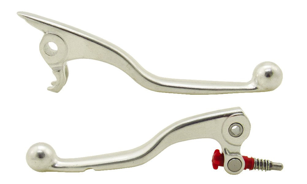 Outlaw Racing 750010 Oem Style Clutch And Brake Lever Grip Set Polished