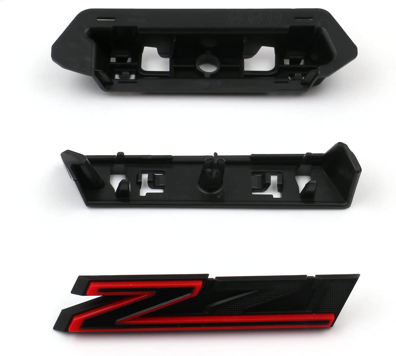 (Set of 3) 2019-2024 OEM 2pack Side Decals Emblems + Grille Z71 Badges Compatible with Silverado Z71 Parts 84632695 84384428 (Bl