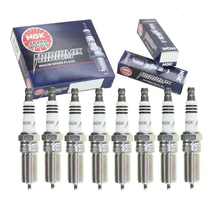 8 pc NGK Iridium IX Spark Plugs compatible with Chevrolet Suburban 5.3L 6.2L V8 2015-2020