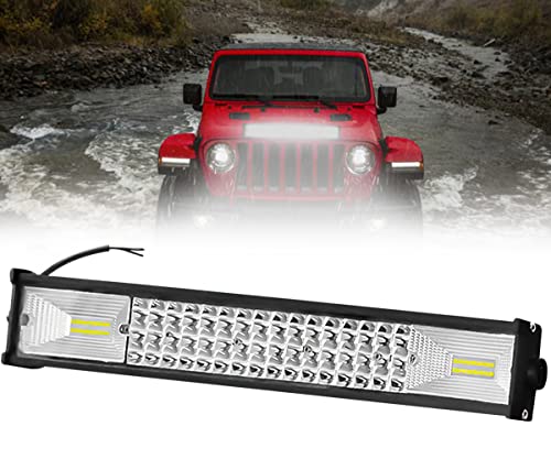 Fabtec Car Led Focus High Power Led Bar Light Spot + Flood Beam Cree Led Fog Light Beam Light Offroading For All Cars Bar Light