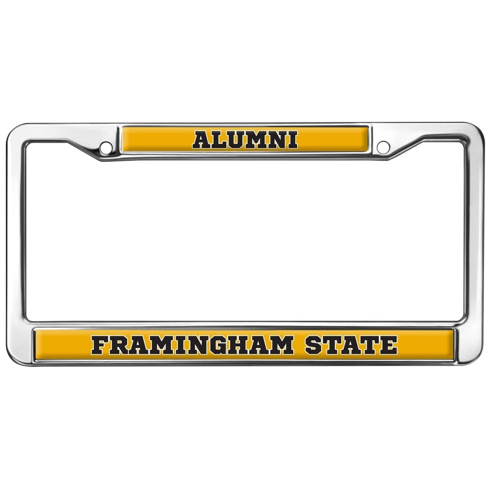 Framingham State University Alumni Logo Full Size Standard License Plate Metal Frame