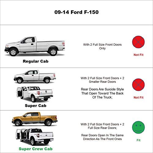 Deebior 4Pcs Original Shatterproof Outside Mount Style Window Rain Guard Shield Side Window Wind Deflectors Dark Smoke Vent Wind