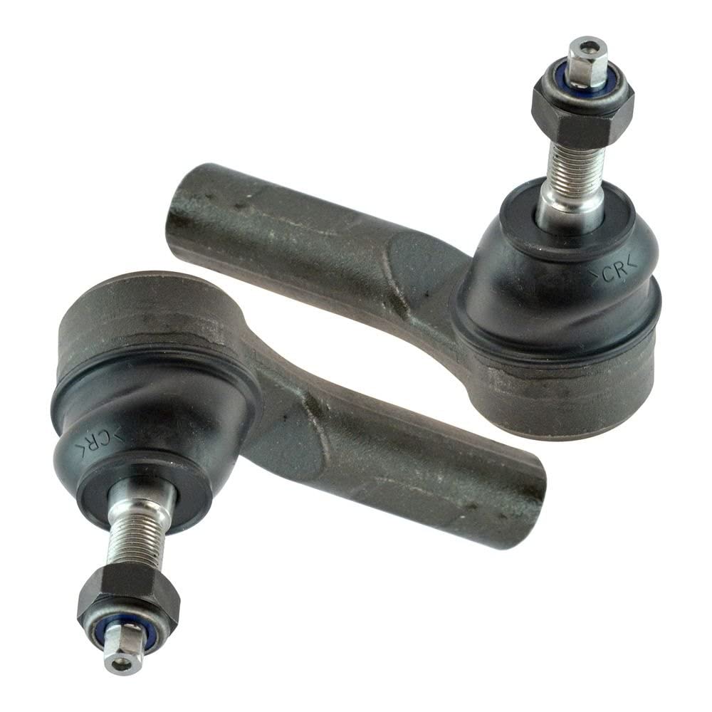 TRQ Front Outer Tie Rod Set Compatible with 2005-2012 Ford Escape 2010-2011 Mazda Tribute 2006-2011 Mercury Mariner