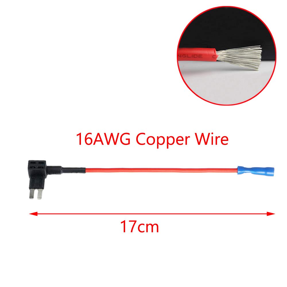Etopars 5 X Car Vehicle 12V 24V Car Motor Add-A-Circuit Micro2 Atr Fuse Holder Adapter 15A