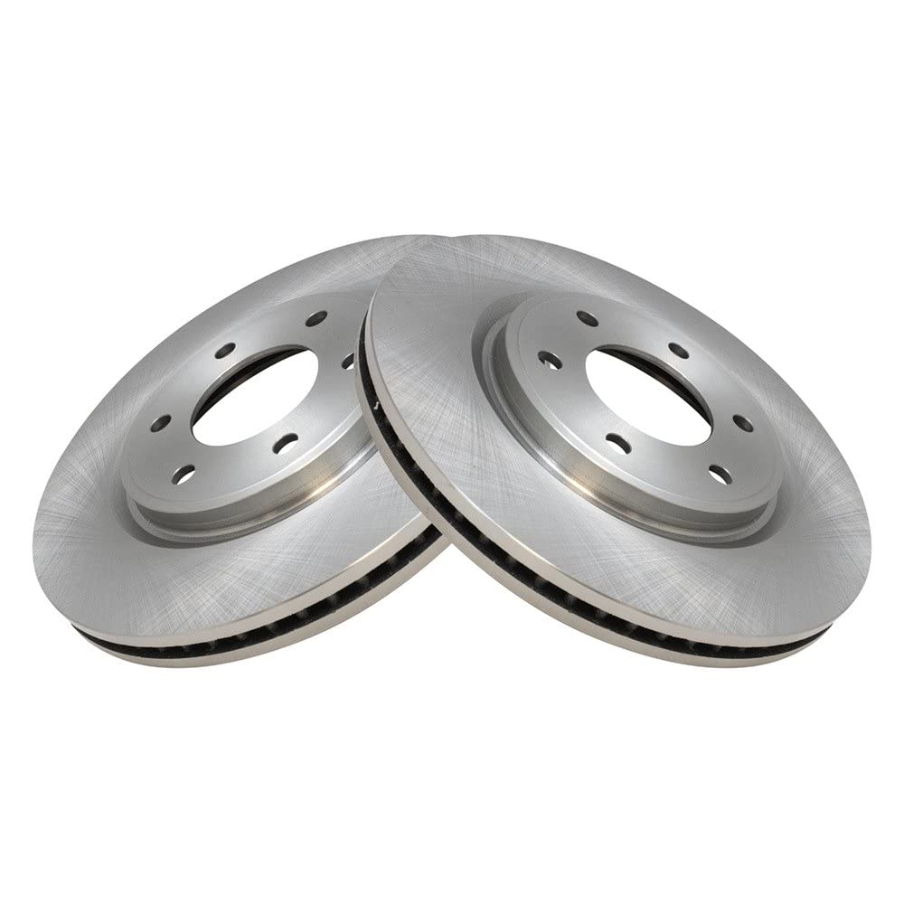 Trq Front Brake Rotors Set Vented Compatible With 2008-2013 Infiniti Qx56 2014-2022 Qx80 2008-2022 Nissan Armada Titan