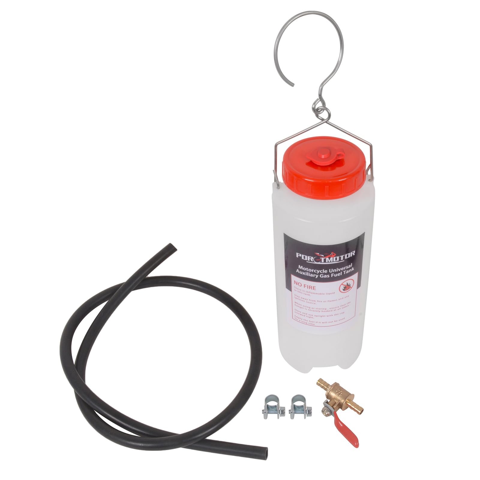 Porotmotor Auxiliary Fuel Tank (1L Ventilated) - Temporary Oil Supply Tool for Small Engine Maintenance & Carburetor Tuning