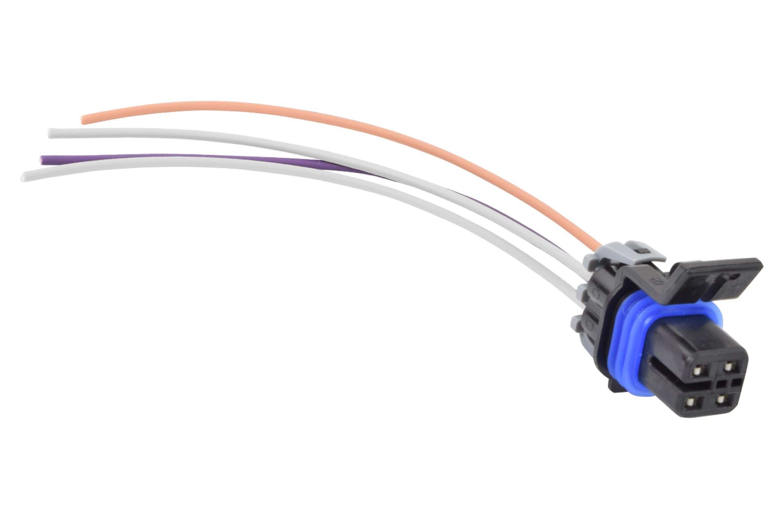 Ict Billet Gm Ls O2 Oxygen Sensor Square Female 1-Keyway Wire Connector Plug Pigtail Wp0Xy34