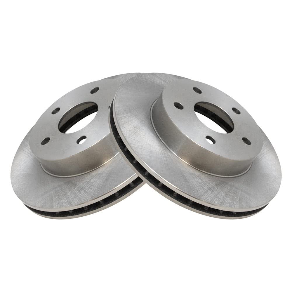 Trq Front Brake Rotors Set Vented Compatible With 1999-2004 Jeep Grand Cherokee