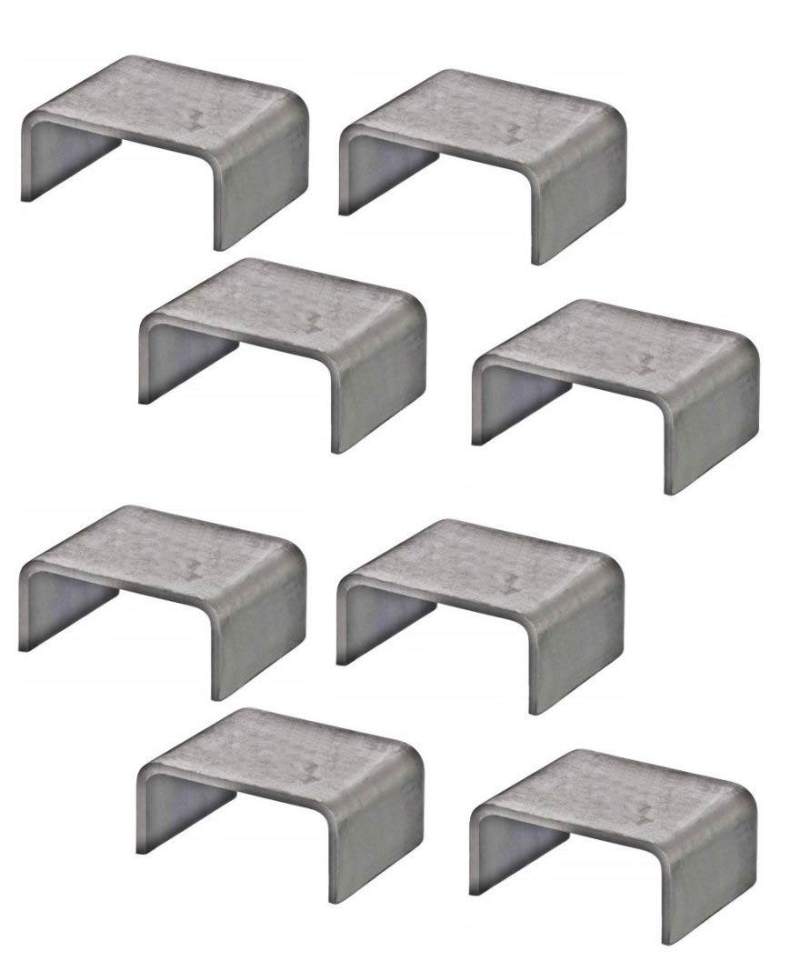 A.A Heavy Duty Weld On 2X4 Steel Stake Pockets For Trailers & Trucks (Pack Of 8)