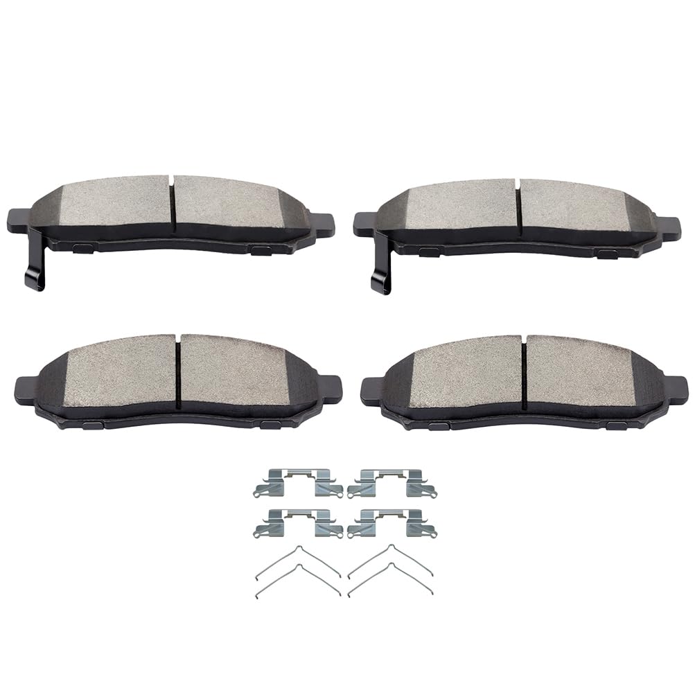 Scitoo Ceramic Brake Pads, 4Pcs Front Brake Pads Brakes Kits Fit For Chevy City Express,For Nissan Frontier,Leaf,Nv0,04-12 For N