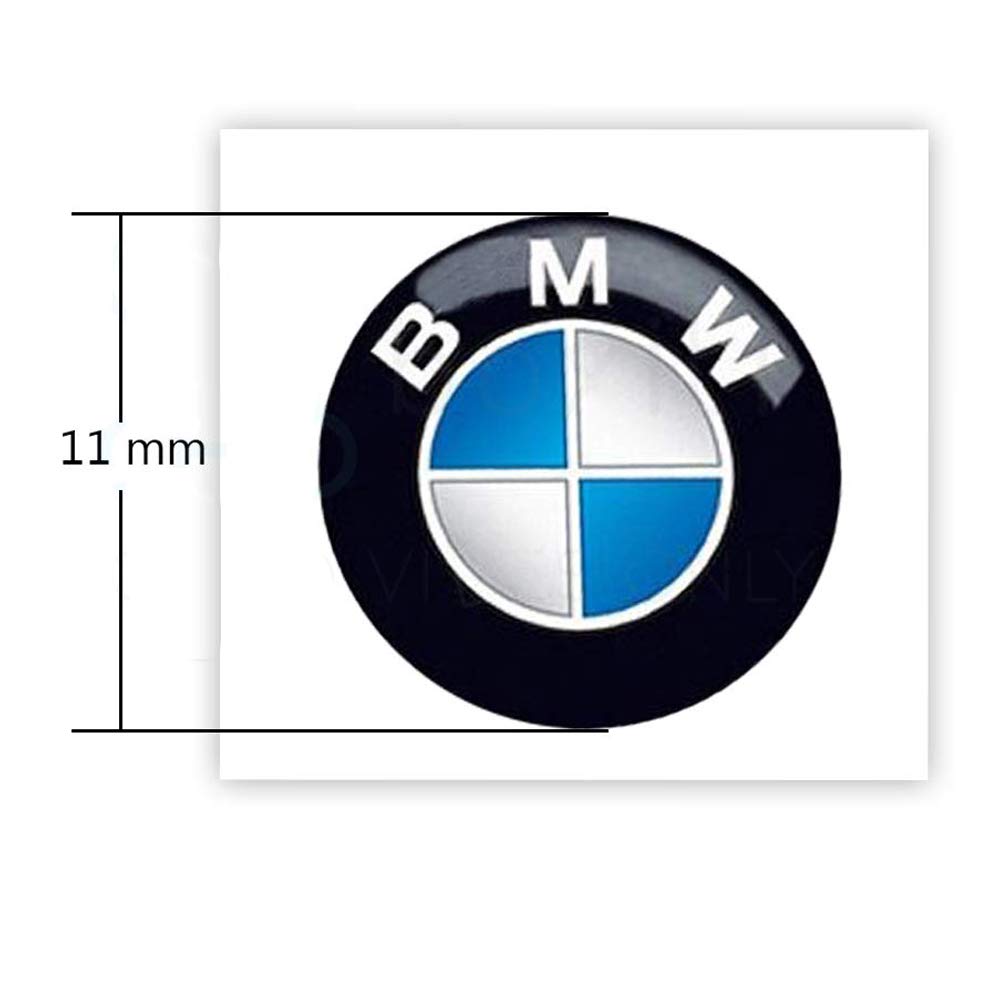 BMW Key FOB Roundel Emblem 11MM 66122155753