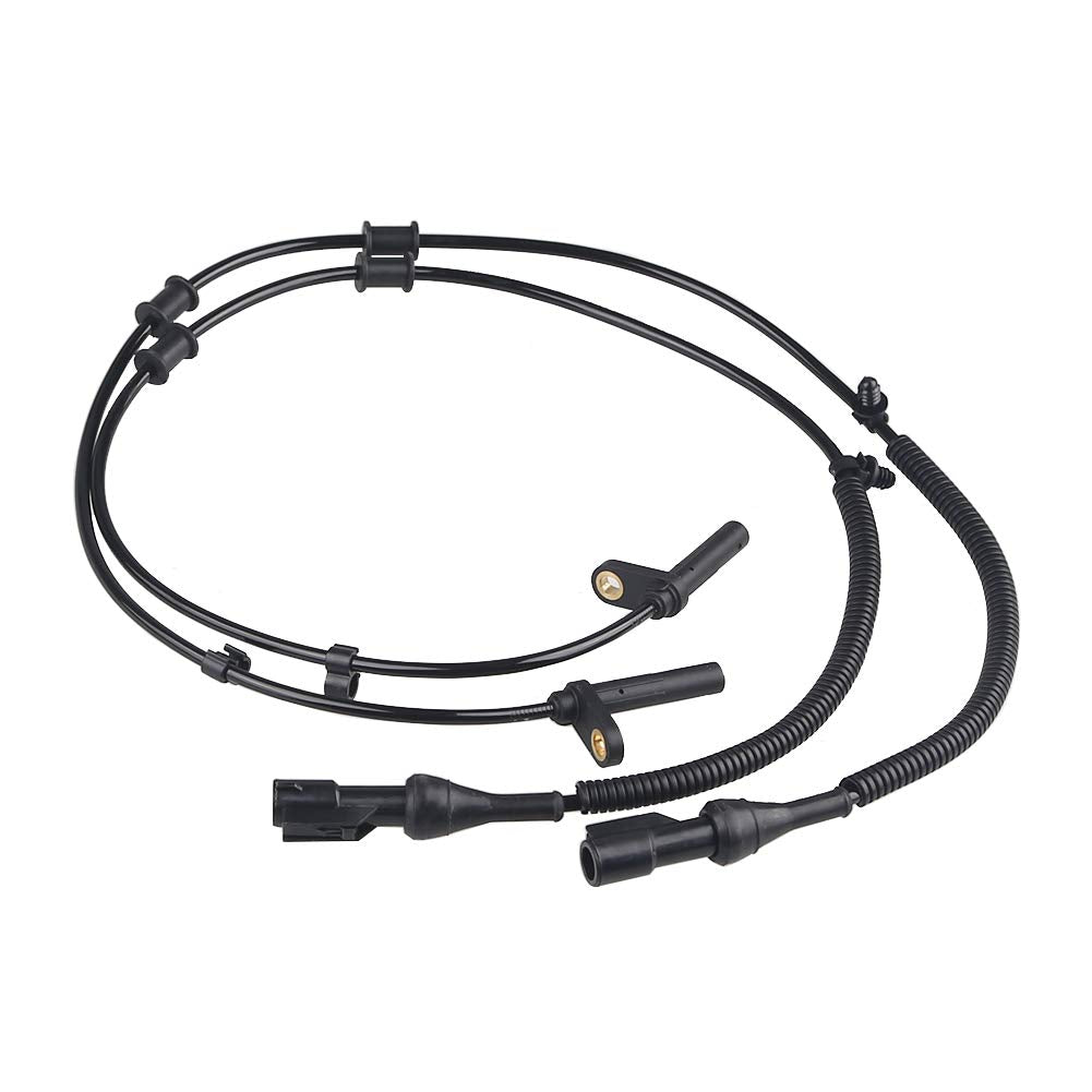 Wmphe Compatible With 1 Pair Front Left & Right Abs Wheel Speed Sensor Ford F150 2005 2006 2007 2008, Lincoln Mark Lt 2007 2008, Replace Oem 7L3Z-2C204-A 695-044, Only For Rwd Models