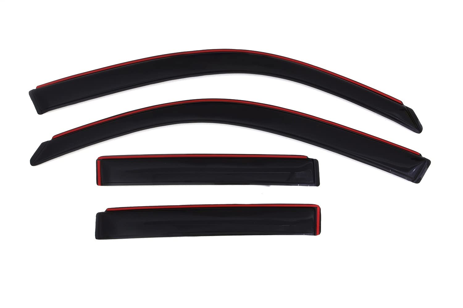 Auto Ventshade [AVS] In-Channel Rain Guards for 2003 - 2009 Toyota 4Runner, 4 pcs. | Window Vent Visors - Smoke | 194924
