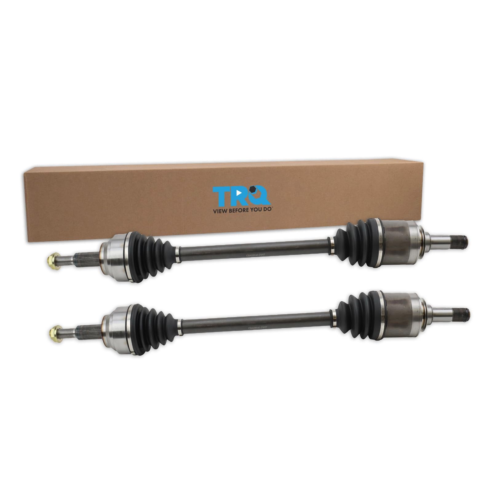Trq Rear Cv Axle Assembly Set Compatible With 12-13 Durango 12-21 Grand Cherokee