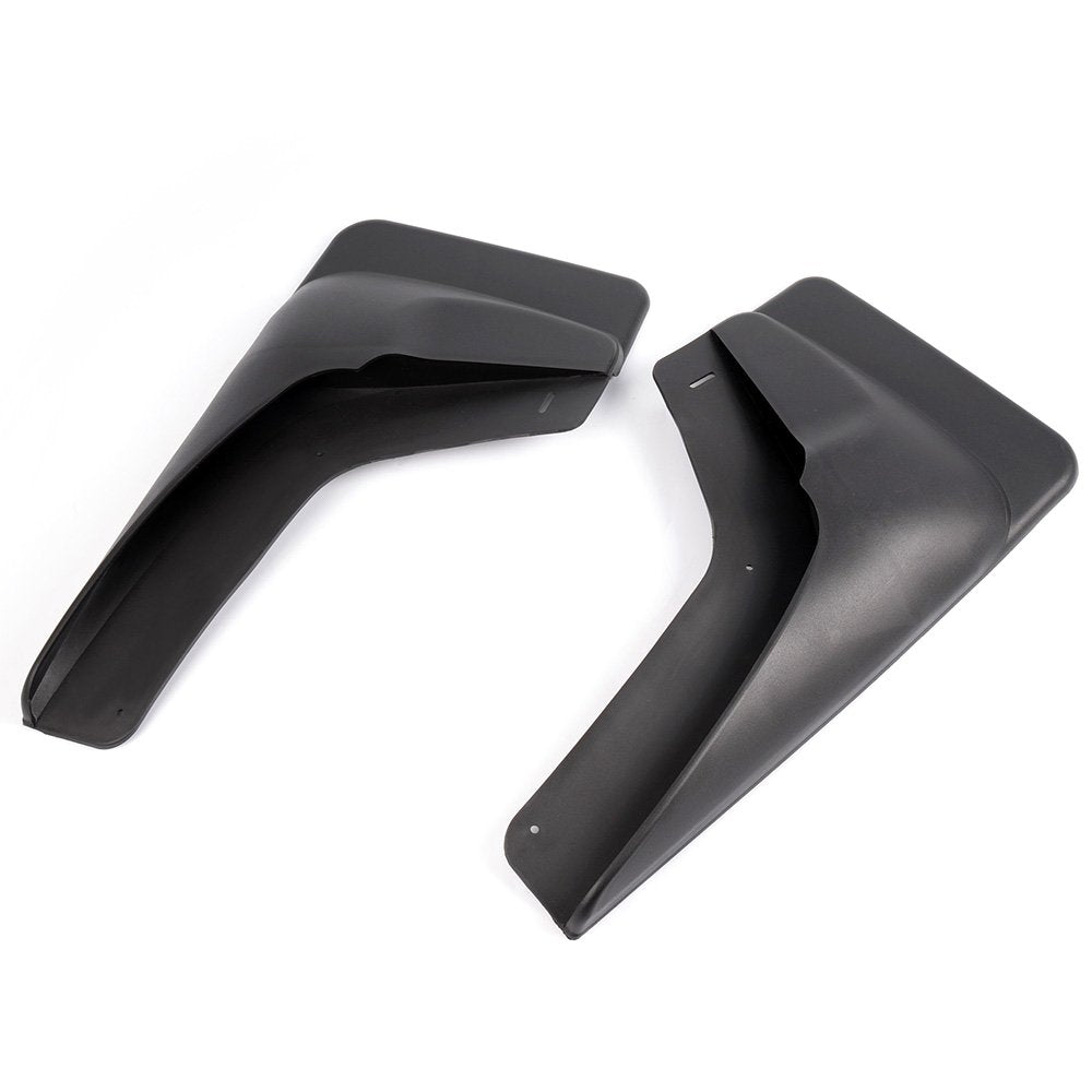 G-PLUS Mud Flaps Splash Guards for Chevy Silverado/GMC Sierra 99-07, Black, 4PCS, Polypropylene, Front & Rear, Fits Models with Factory Fender Flares