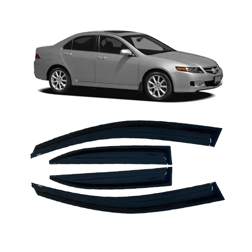 LETINGFAR Window Visors Rain Guards for Acura TSX 2004 2005 2006 2007 2008 Accessories, Wind Deflectors Vent Shades for Acura TS