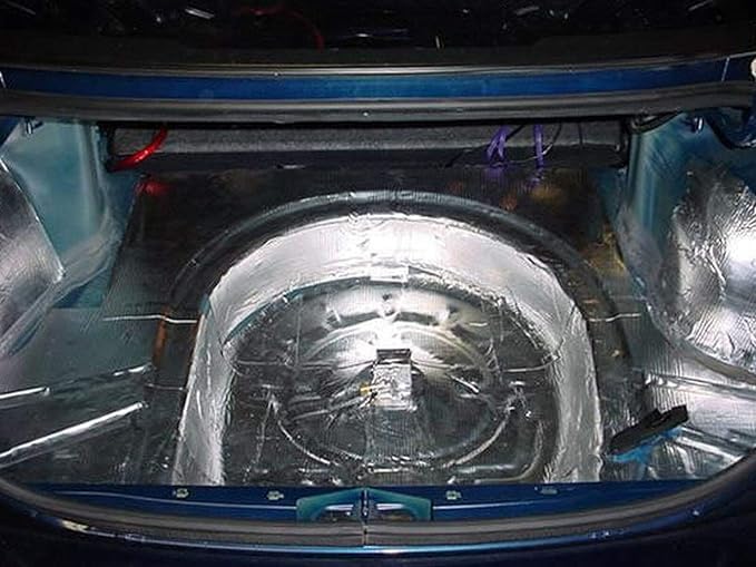 Fatmat Self-Adhesive No Logo Fatmat Sound Deadener Bulk Pack With Install Kit - 100 Sq Ft X 50 Mil Thick