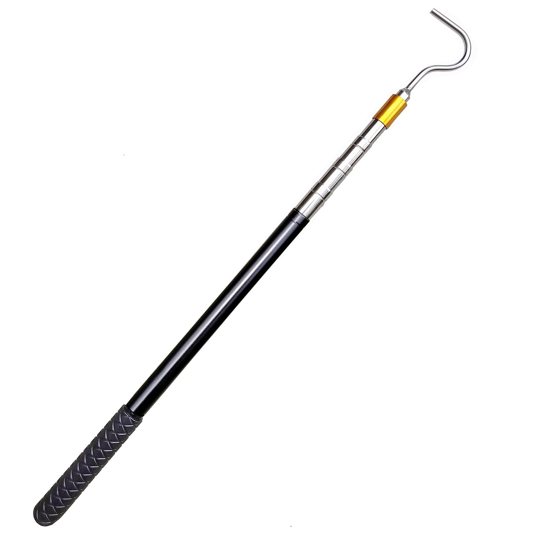 Ycoluoy Portable RV Awning Opener Puller Reach Rod Pole for Tent Shelter Camper Canopy, Extends from 16 to 60 with Multi-Section