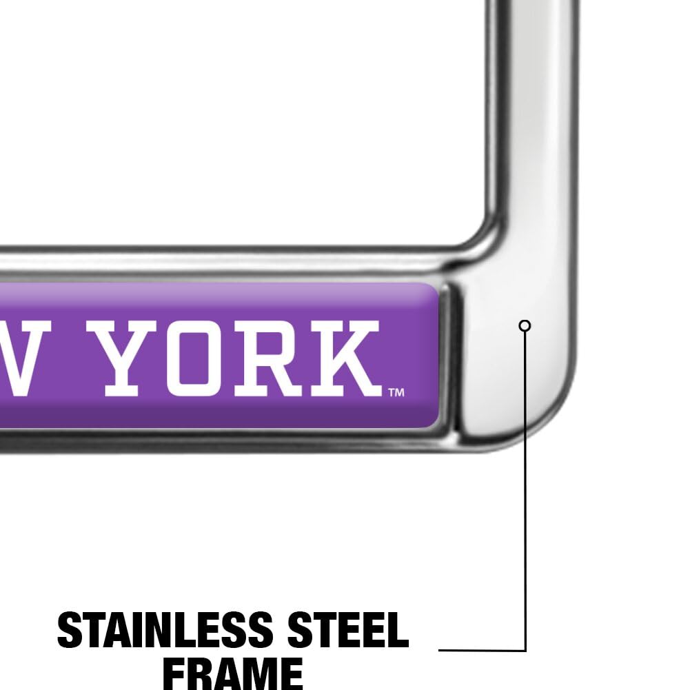 City College of New York Alumni Full Size Standard License Plate Metal Frame