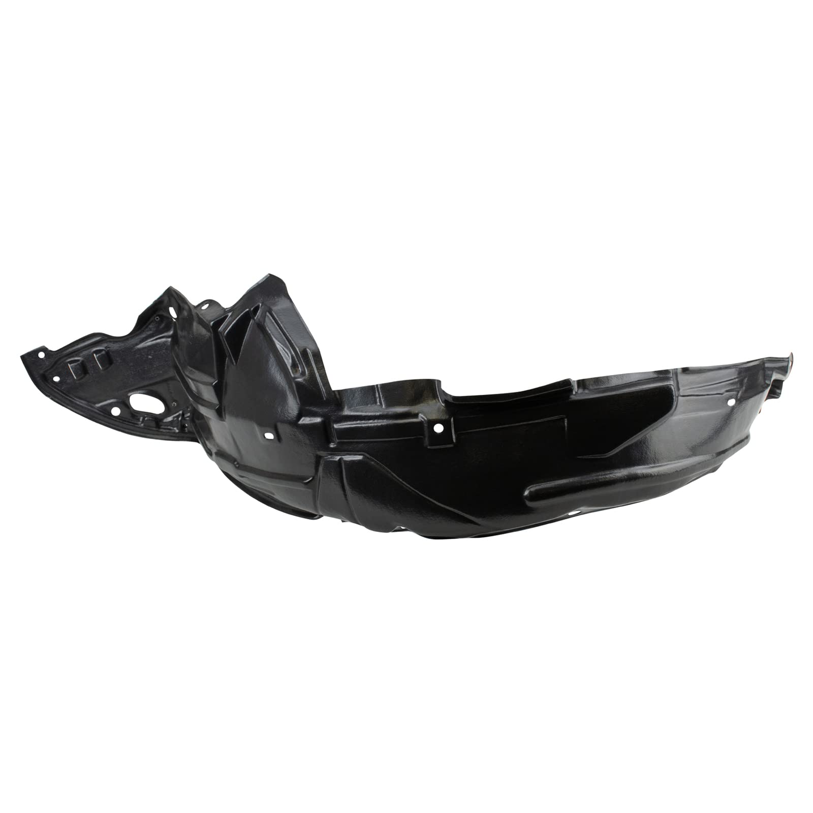 Trq Front Inner Fender Liner Set Compatible With 2006-2011 Honda Civic Ho1248130 Ho1249130 Ho1250106 Ho1251106