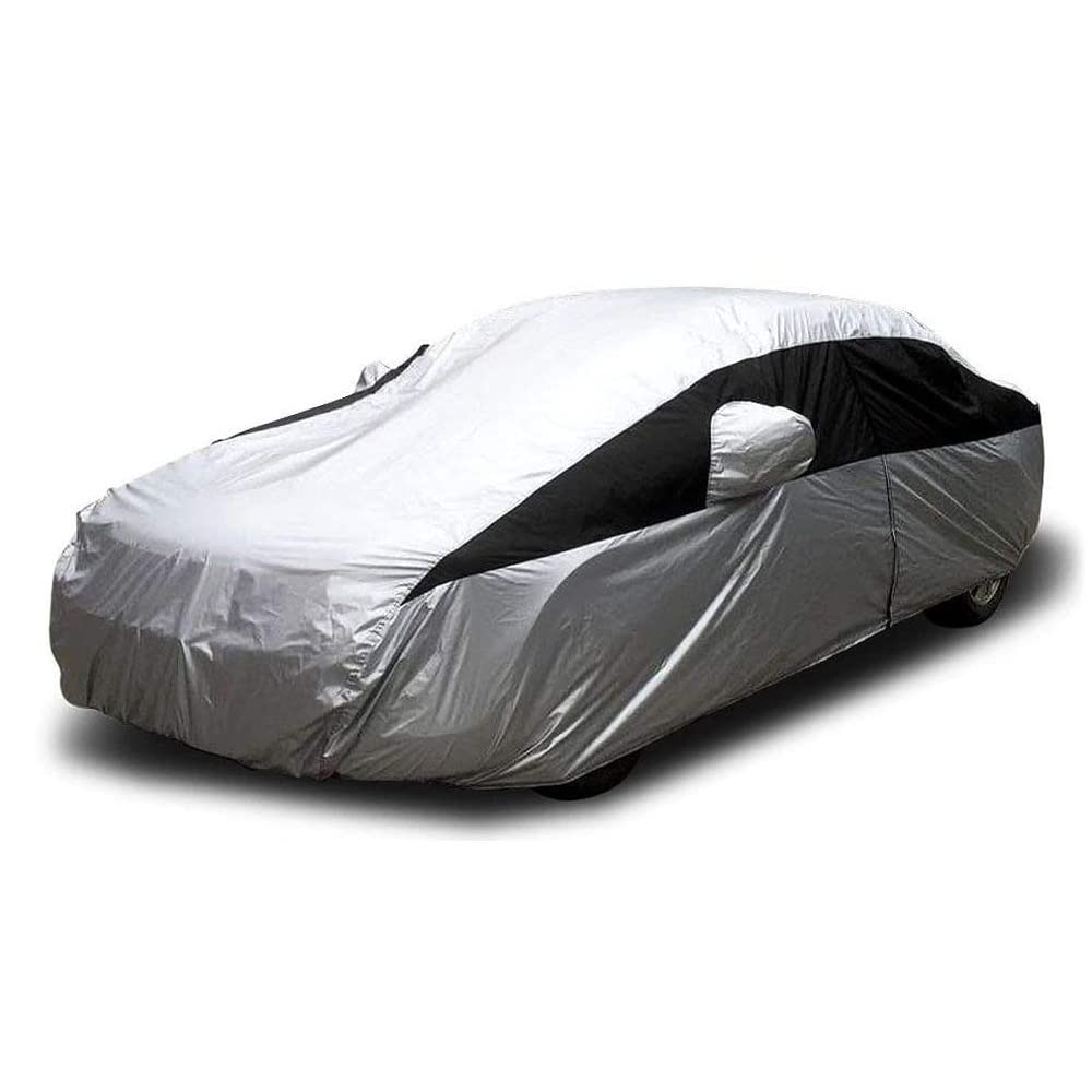 Titan Lightweight Poly 210T Car Cover For Sedans 186-202''. Waterproof, Uv Protection, Scratch Resistant, Driver-Side Zippered O