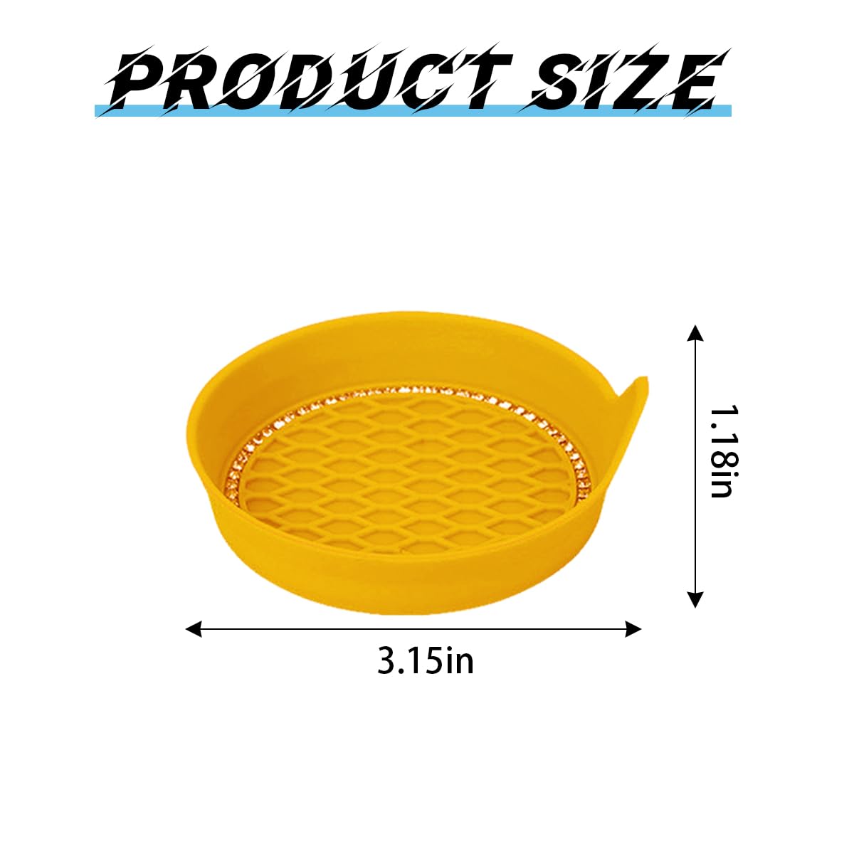 Zipelo Bling Car Cup Coaster, 4 Pack Universal Vehicle Anti-Slip Cup Holder Insert Coasters, Crystal Rhinestone Silicone Shockpr