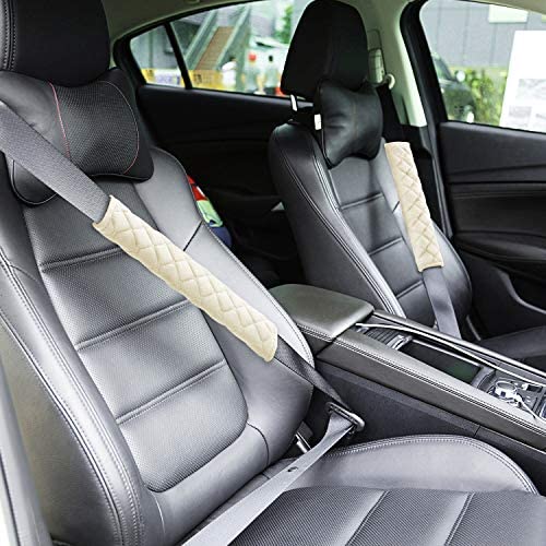 Tatuo 4 Pack Seat Belt Cover Extra Long Seat Belt Pads For Car Seatbelt Protector Soft Comfort Safe Belt Shoulder Strap Covers H
