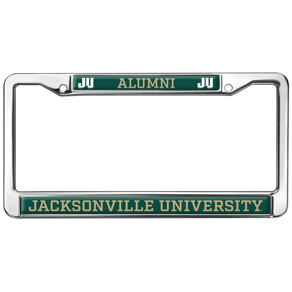 Jacksonville University Alumni Full Size Standard License Plate Metal Frame