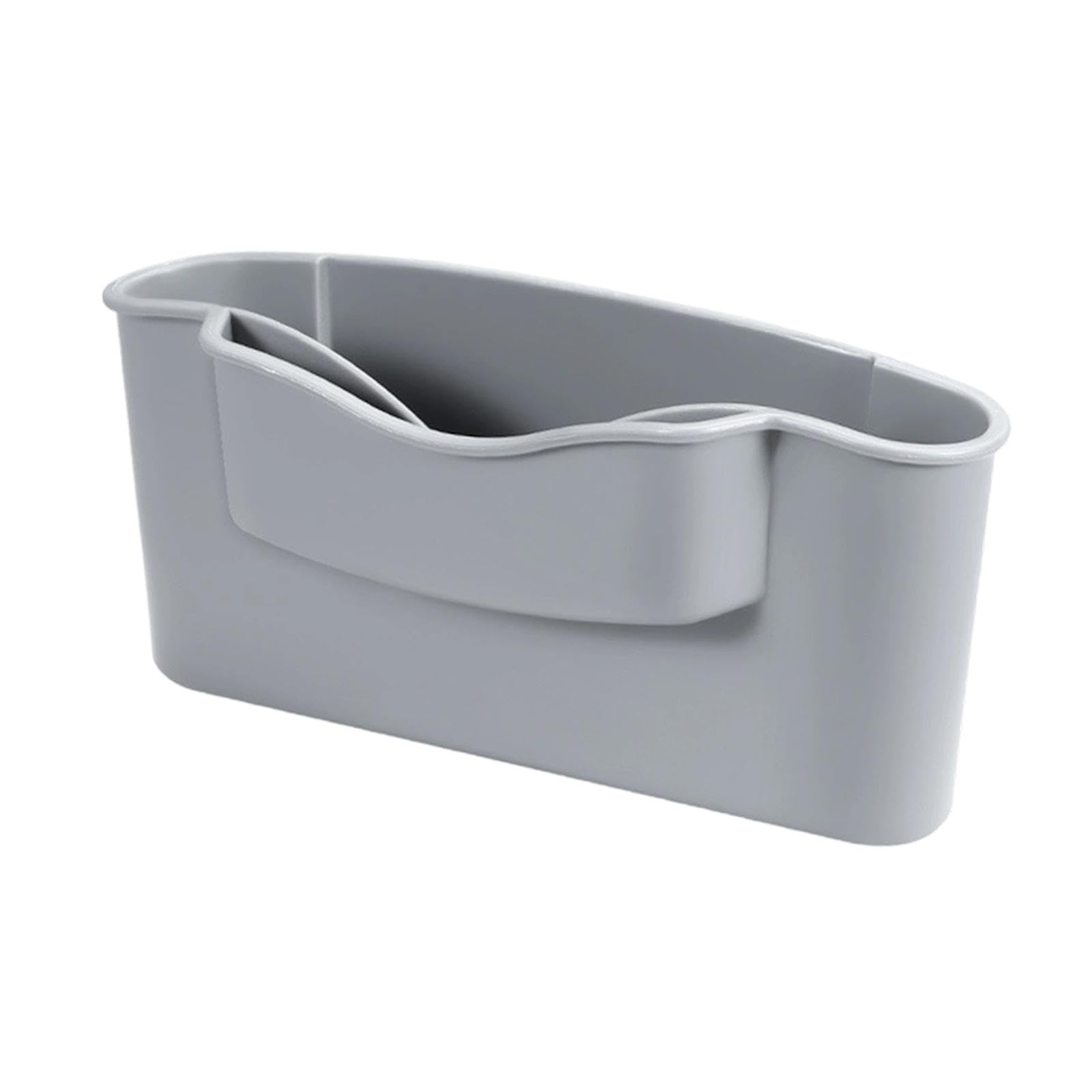 SNAPPSY Car Center Console Storage Box Practical Universal Door Mount with Card Slot Gray