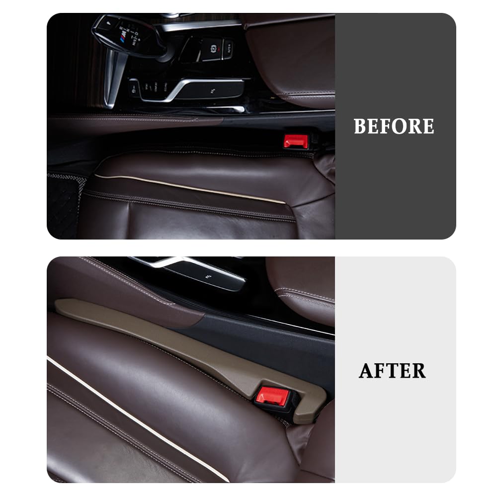Ihotder Car Seat Gap Filler,Super Flexible Car Side Seat Gap Filler Car Accessories For Women & Men,Universal Ccar Organizer Bet