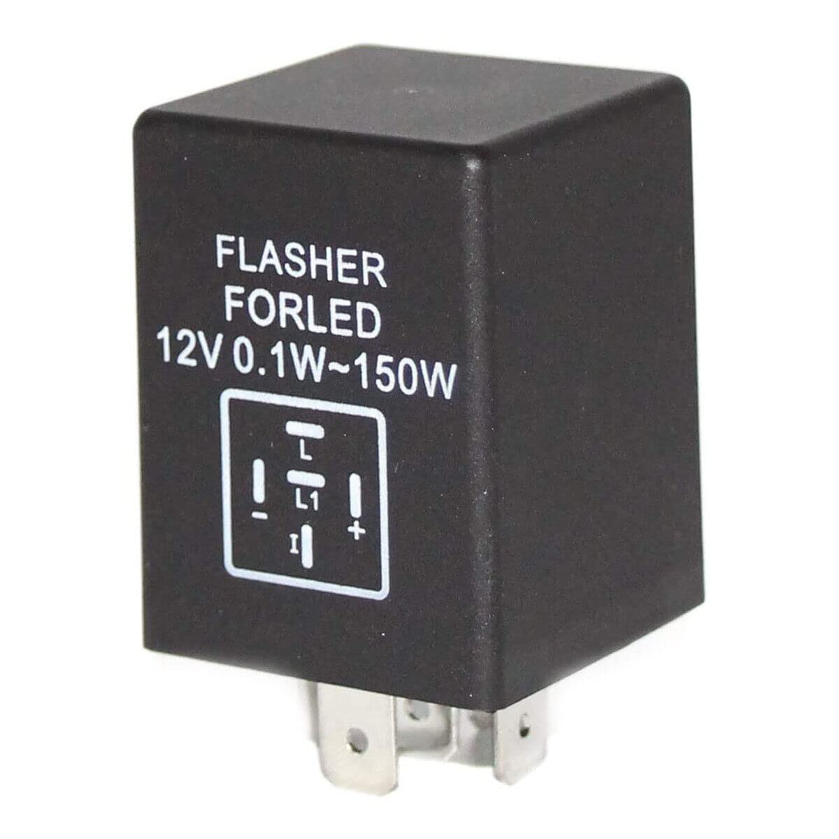 Socal-Led 5-Pin Ep27 Fl27 Electronic Led Flasher Relay For Fix Led Turn Signal Bulbs Hyper Flash Issue