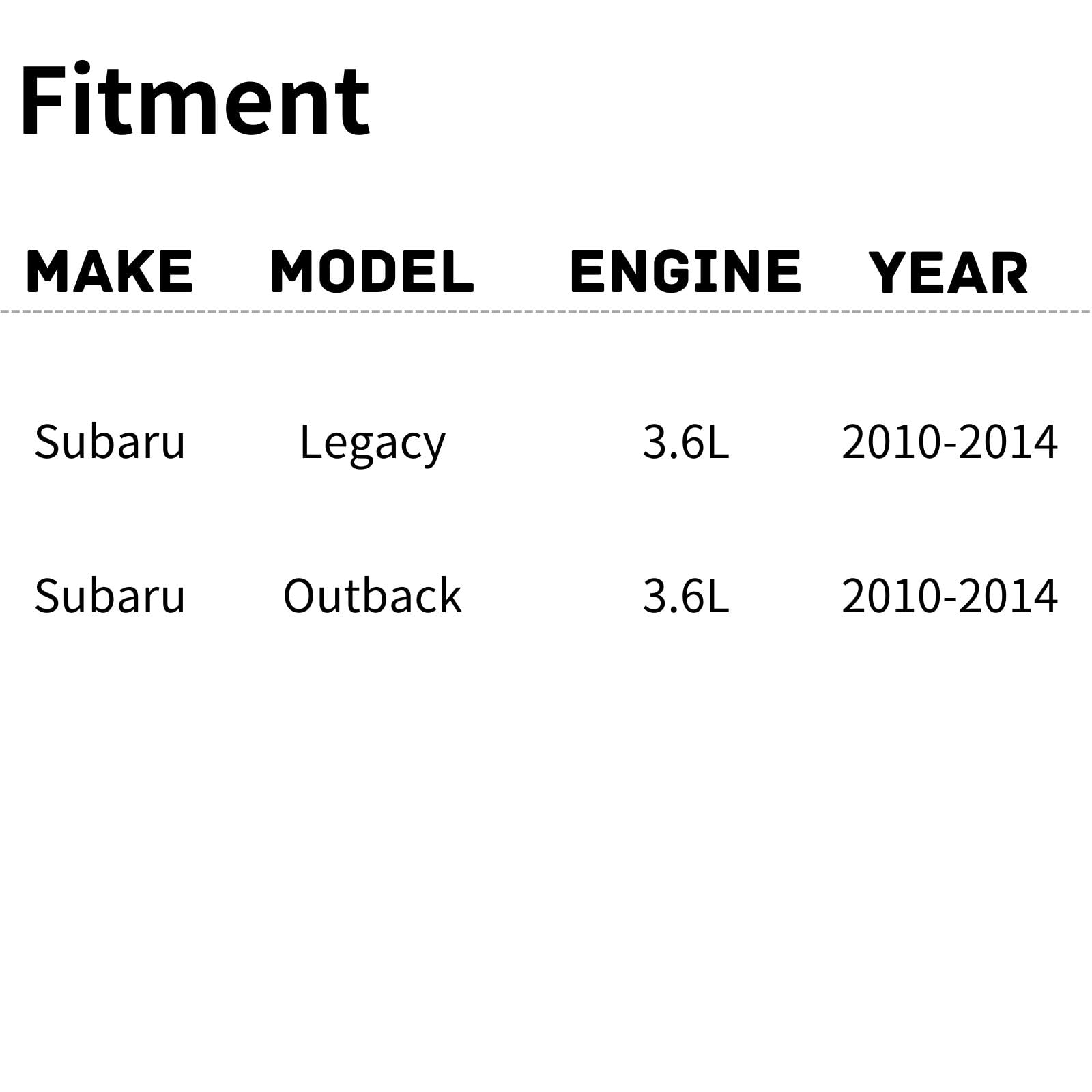 TYG OE Replacement(CAPA Quality) Cooling Fan Extra Silent for 2010-2014 Subaru Legacy/Outback 3.6L | 45121XJ01A | SU3115125