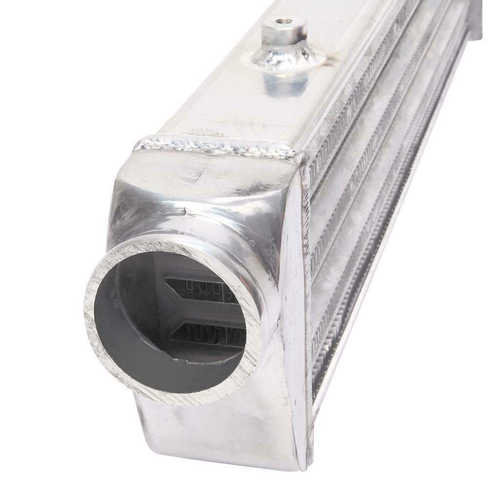 SUNROAD 28 x 7 x 2.5 Universal Turbo Intercooler with 1 Intercooler + 12pcs 2.5 Coupler Hoses + 12pcs Chrome + 24pcs T-B