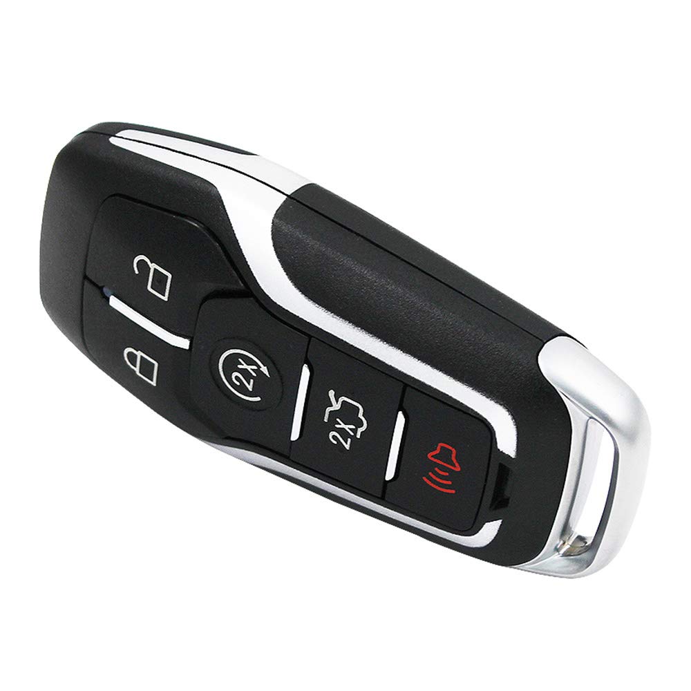 Keyless Entry Remote Smart Key Fob Shell Case Button Pad Cover For Ford Fusion Mustang Explorer Lincoln Mkz Mkc 2013-2017