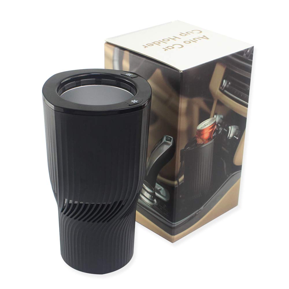 Hpydiy Portable 2-In-1 Smart Car Cup Heating & Cooling,Coffee Car Mug Holder Perfect Car Holder For Commuter/Road Tripper Presen