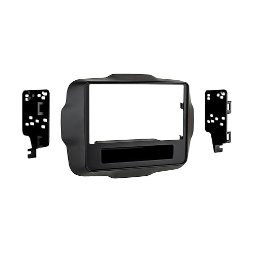 Metra 95-6532B Double Din Dash Kit For 2015 - Jeep Renegade (Black)