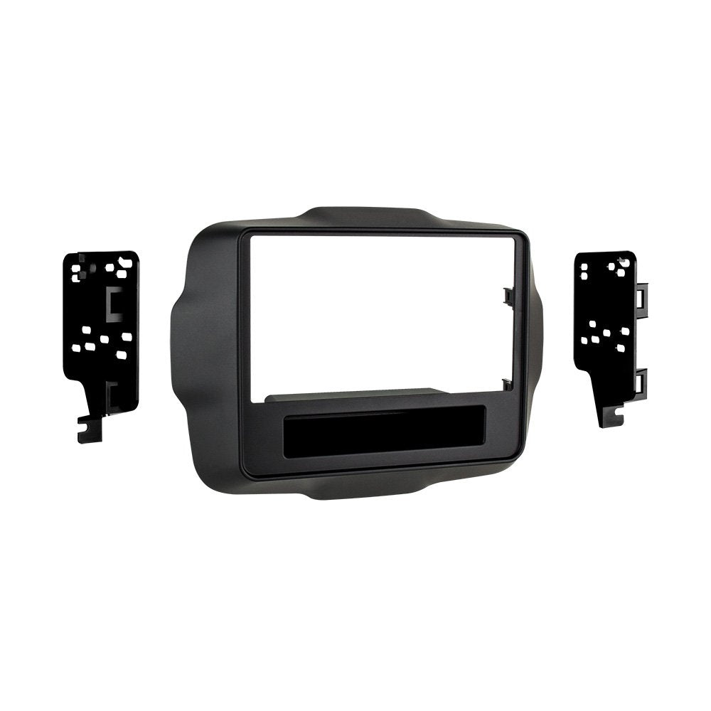 Metra 95-6532B Double Din Dash Kit For 2015 - Jeep Renegade (Black)
