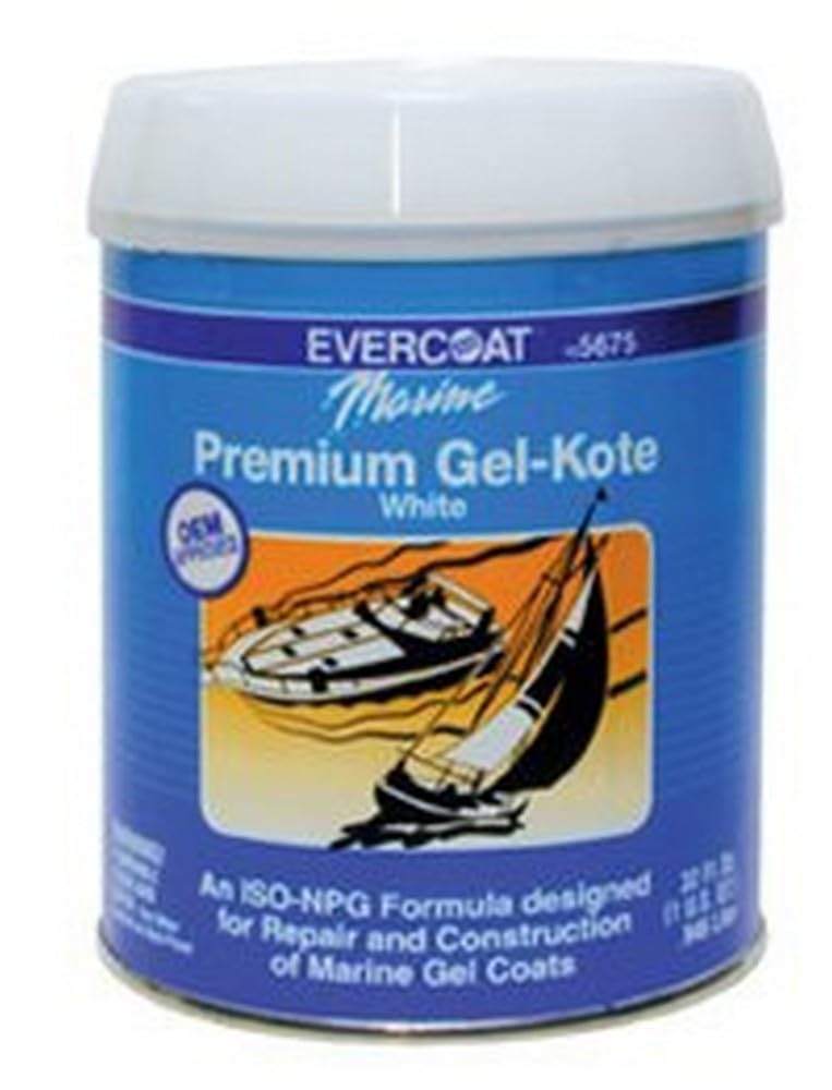 Evercoat 105673 Fibre Glass Co Gel Kote White Pint