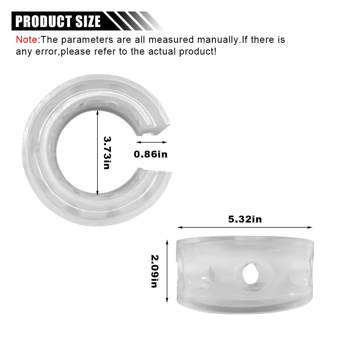 2PCS Car Suspension Shock Absorber, A Type Rubber Spring Booster Auto Buffers Power Cushion, Universal Car Spring Bumpers (A Typ