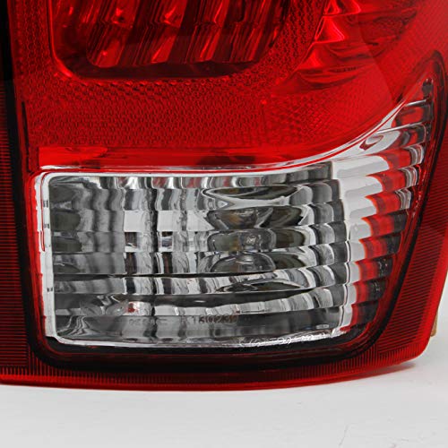 Akkon - For Chevy Avalanche 1500 2500 Pickup Truck Red Clear Tail Light Tail Lamp Driver Left Side Replacement